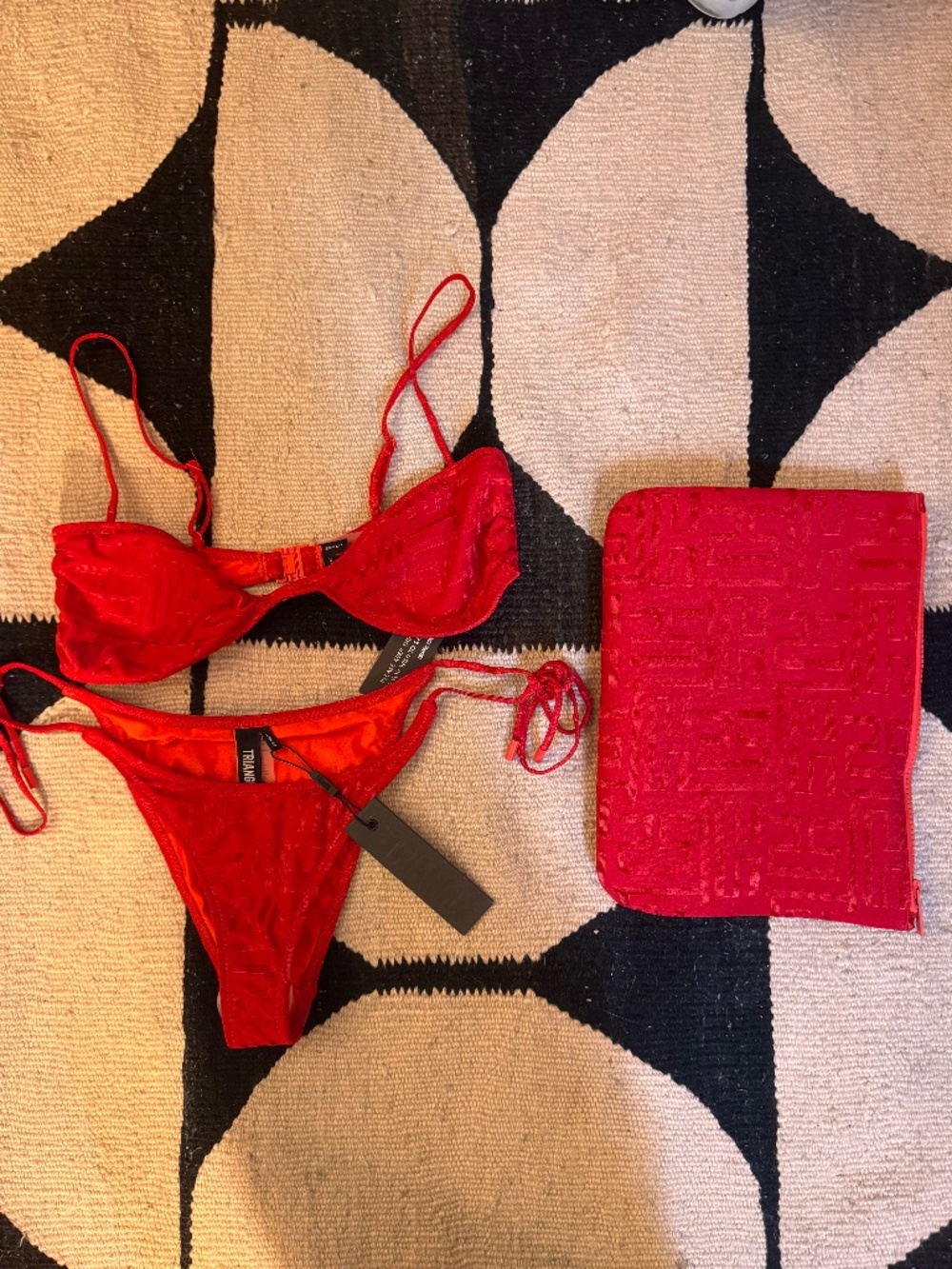 Triangl Red Bikini